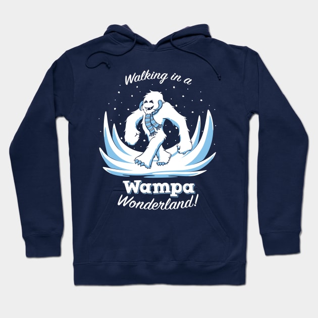 Walking in a Wampa Wonderland Hoodie by DoodleDojo